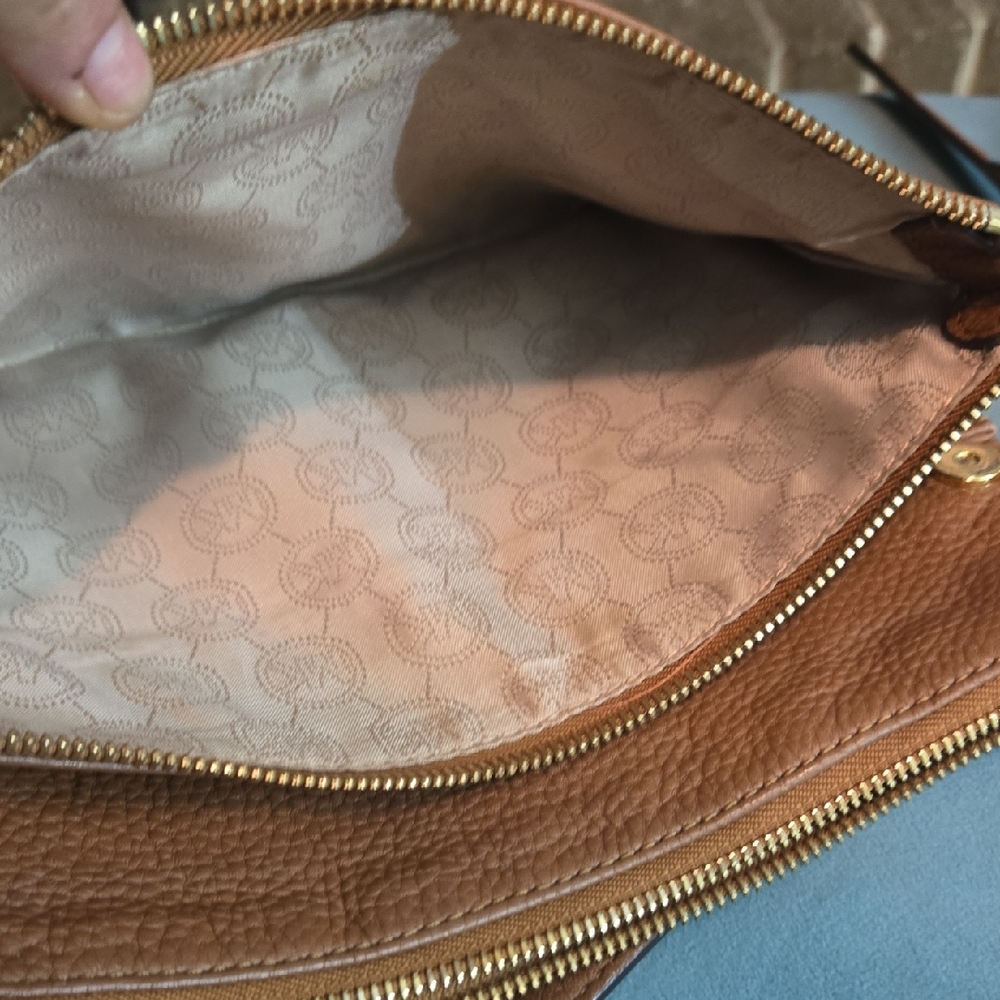 Michael Kors Tan Leather Shoulder Bag - Picture 8 of 8